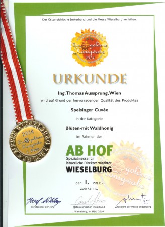 1.Platz Speisinger Cuvée 2014